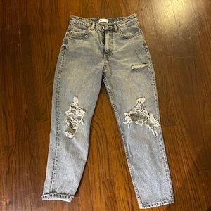 New Zara high rise mom jeans
